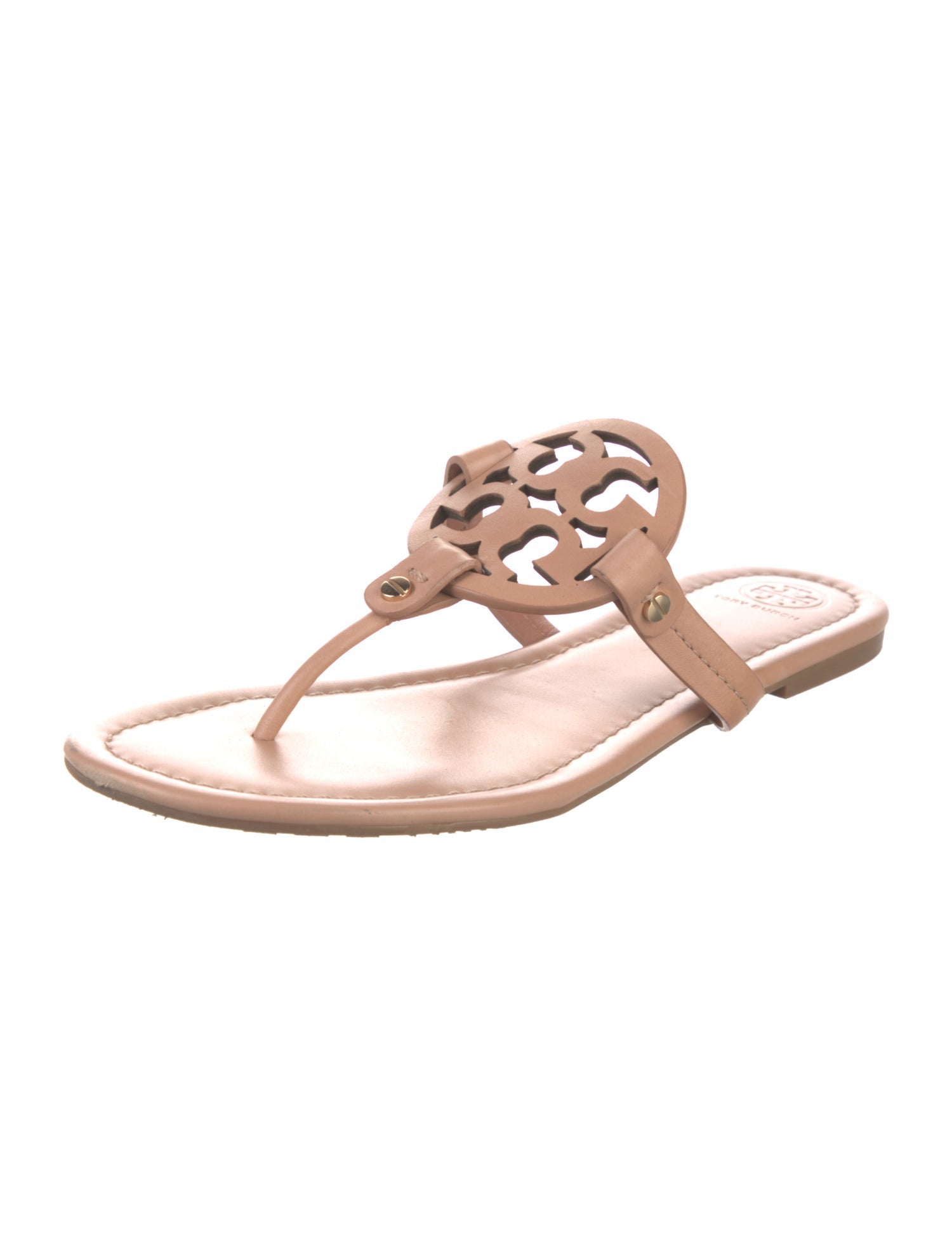 Tory Burch Leather Slides