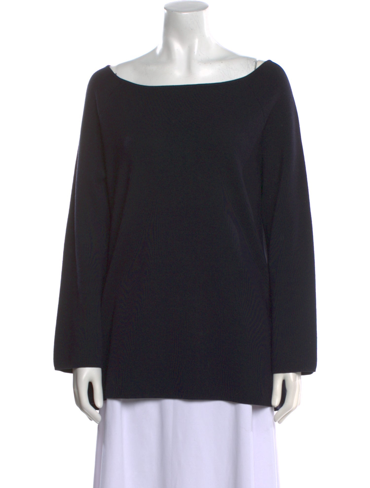 Tory Burch Merino Wool Bateau Neckline Sweater