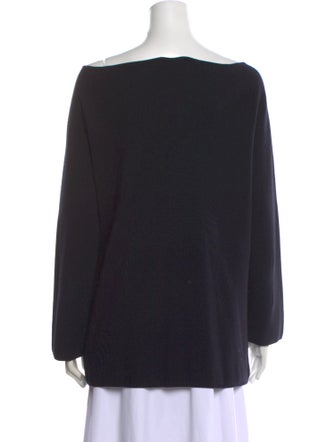 Tory Burch Merino Wool Bateau Neckline Sweater