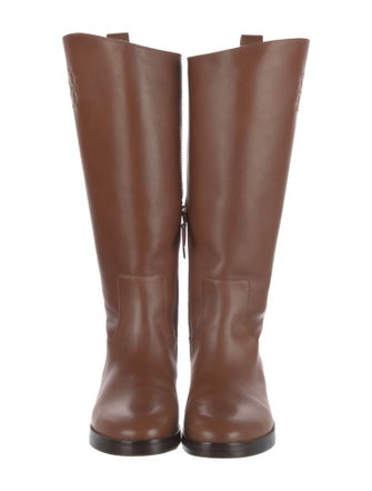 Tory Burch Leather Riding Boots