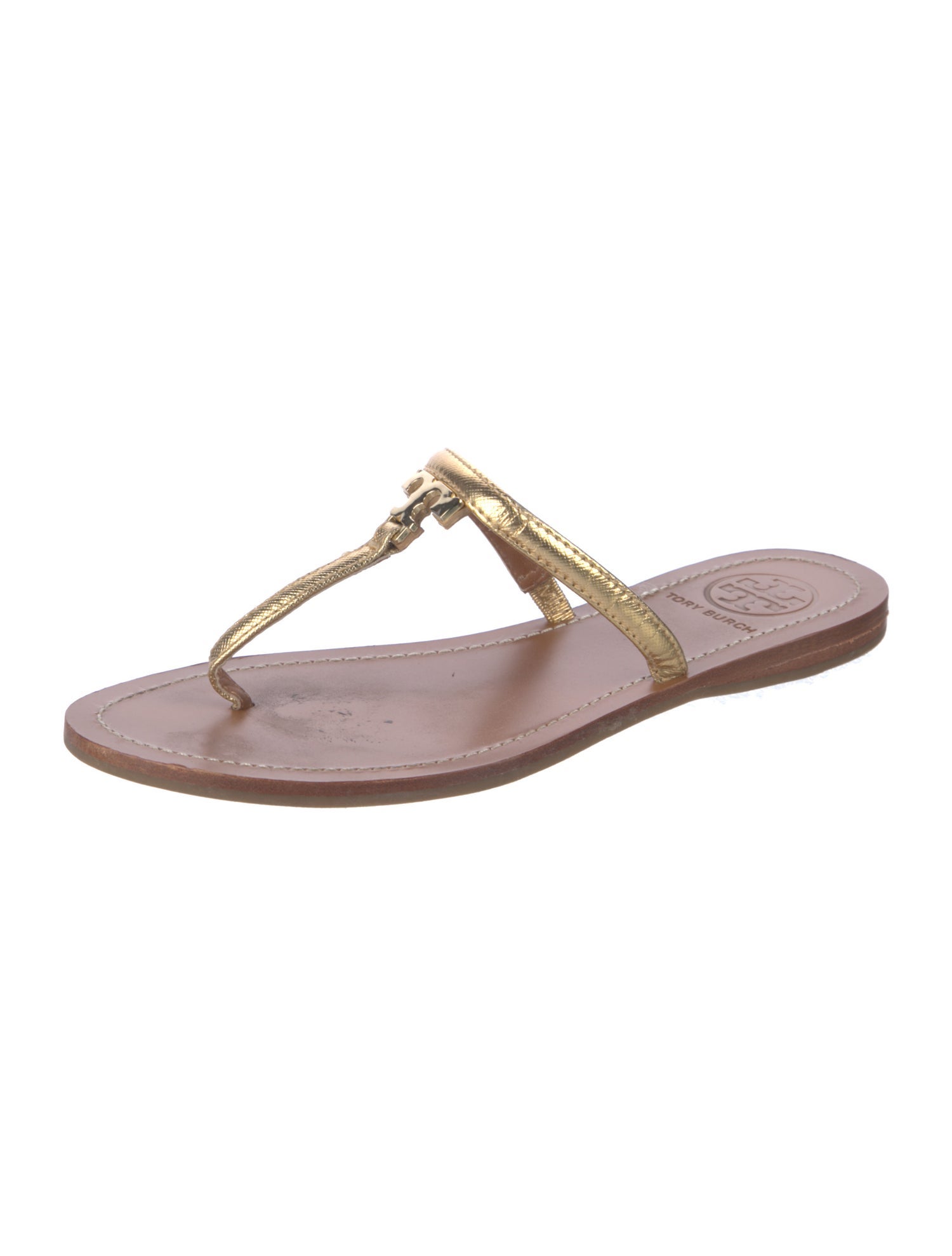 Tory Burch Leather Slides