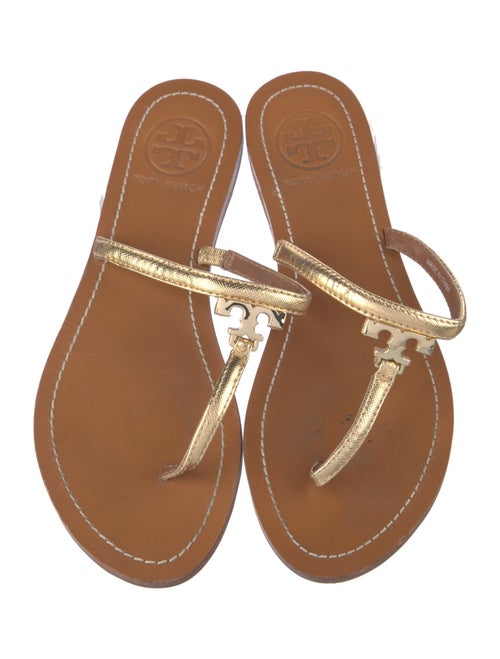 Tory Burch Leather Slides