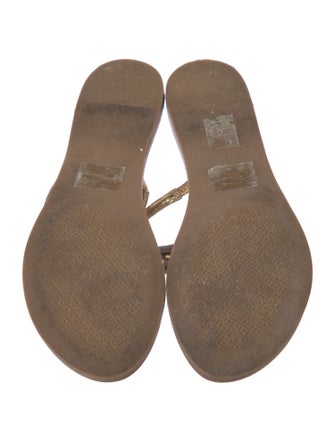Tory Burch Leather Slides