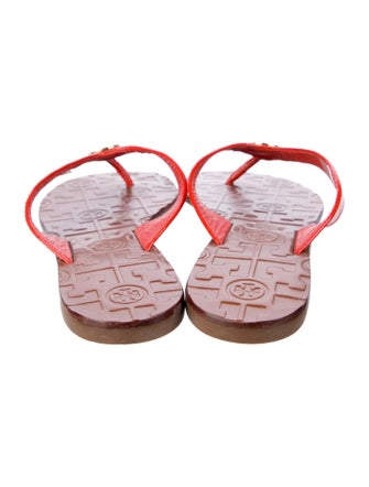 Tory Burch Patent Leather Flip Flops