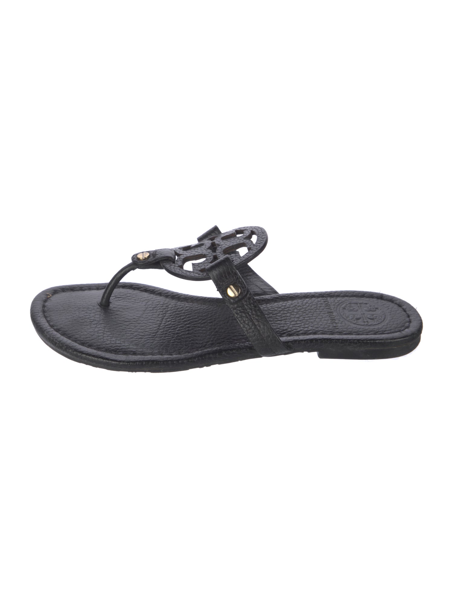 Tory Burch Leather Flip Flops