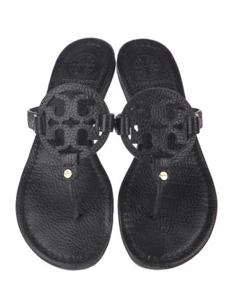 Tory Burch Leather Flip Flops
