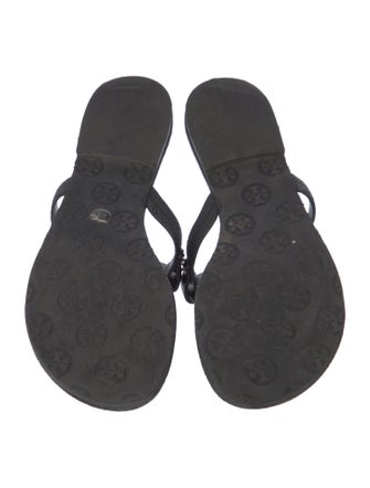 Tory Burch Leather Flip Flops