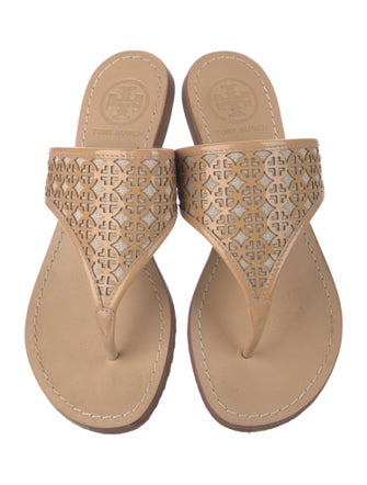 Tory Burch Leather Slides