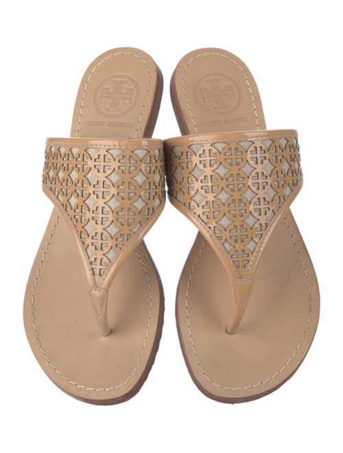 Tory Burch Leather Slides