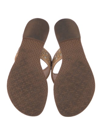 Tory Burch Leather Slides