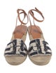 Tory Burch Leather Striped Espadrilles