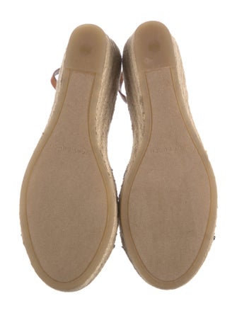 Tory Burch Leather Striped Espadrilles