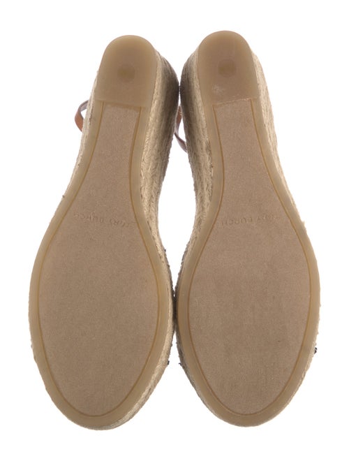 Tory Burch Leather Striped Espadrilles