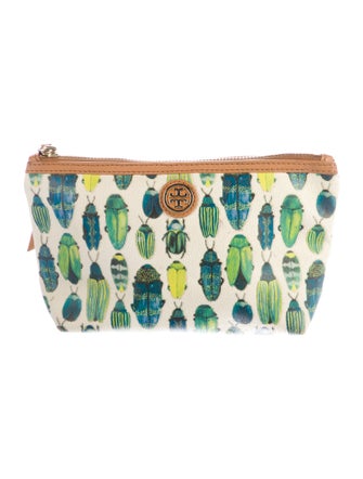 Tory Burch Leather Cosmetic Bag