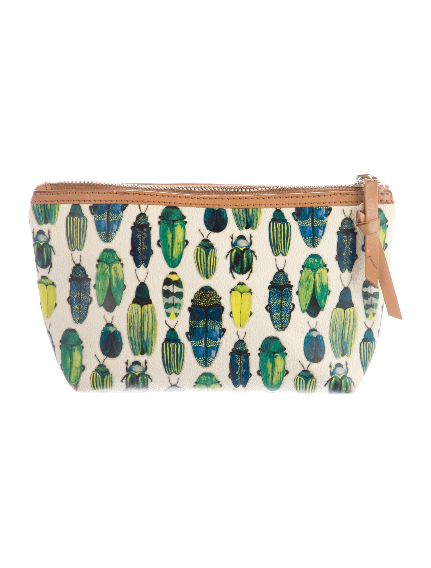 Tory Burch Leather Cosmetic Bag