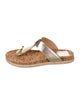 Tory Burch Leather T-Strap Sandals