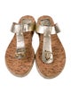 Tory Burch Leather T-Strap Sandals