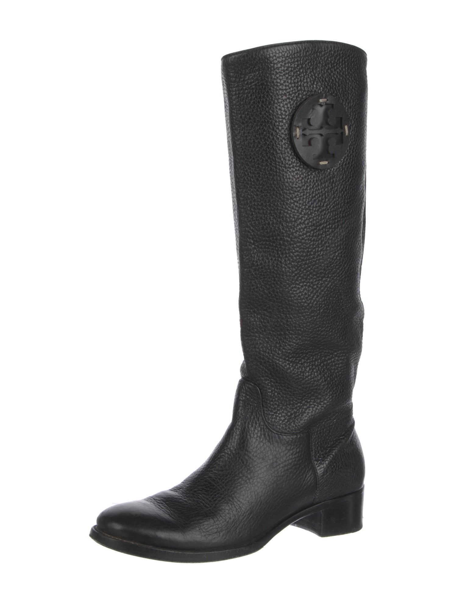 Tory Burch Leather Riding Boots