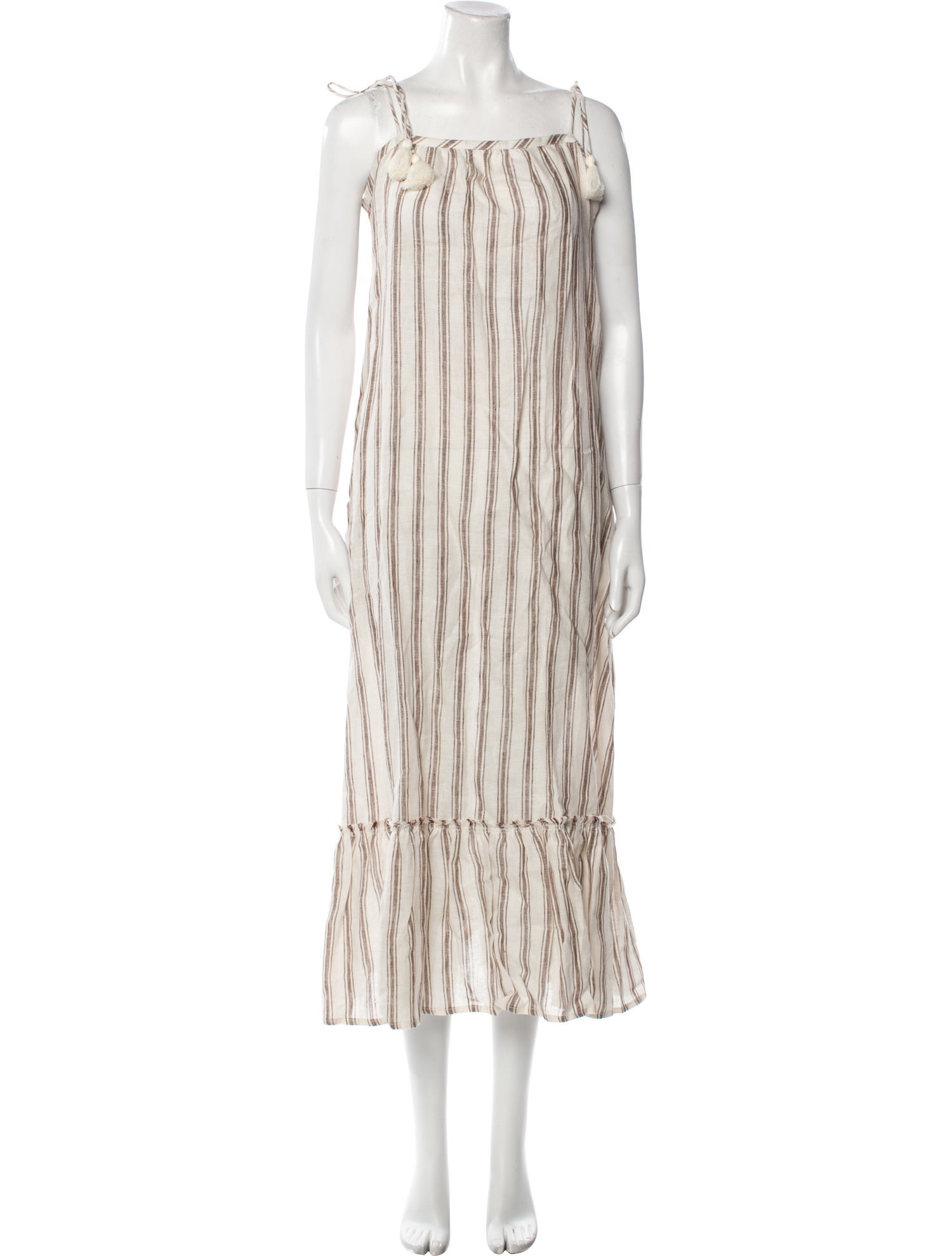 Tory Burch Linen Midi Length Dress