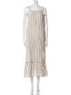 Tory Burch Linen Midi Length Dress