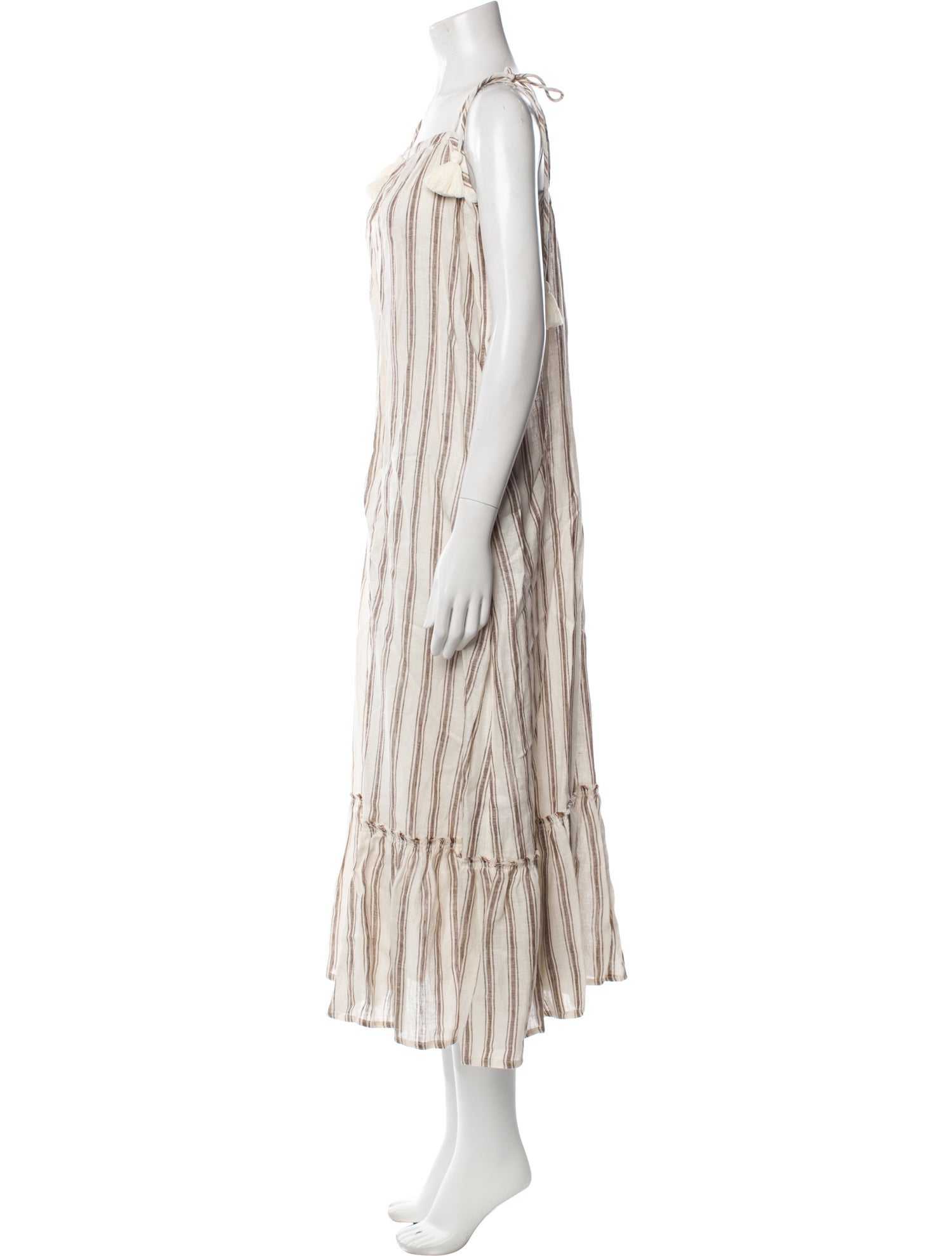 Tory Burch Linen Midi Length Dress