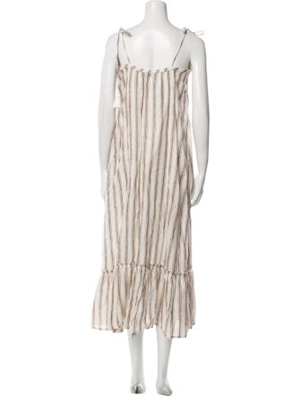 Tory Burch Linen Midi Length Dress