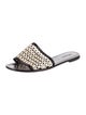 Tory Burch Leather Printed Slides