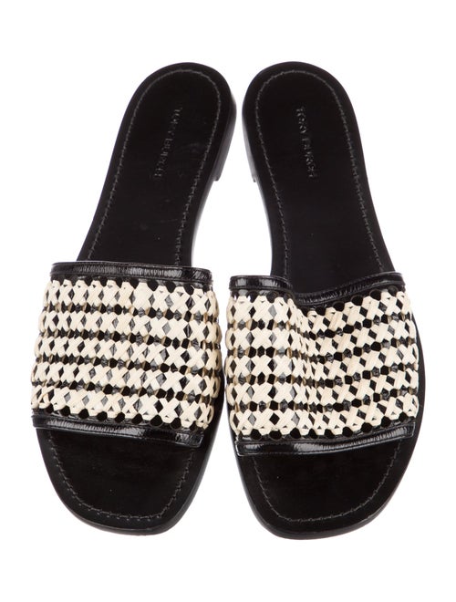 Tory Burch Leather Printed Slides