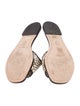 Tory Burch Leather Printed Slides