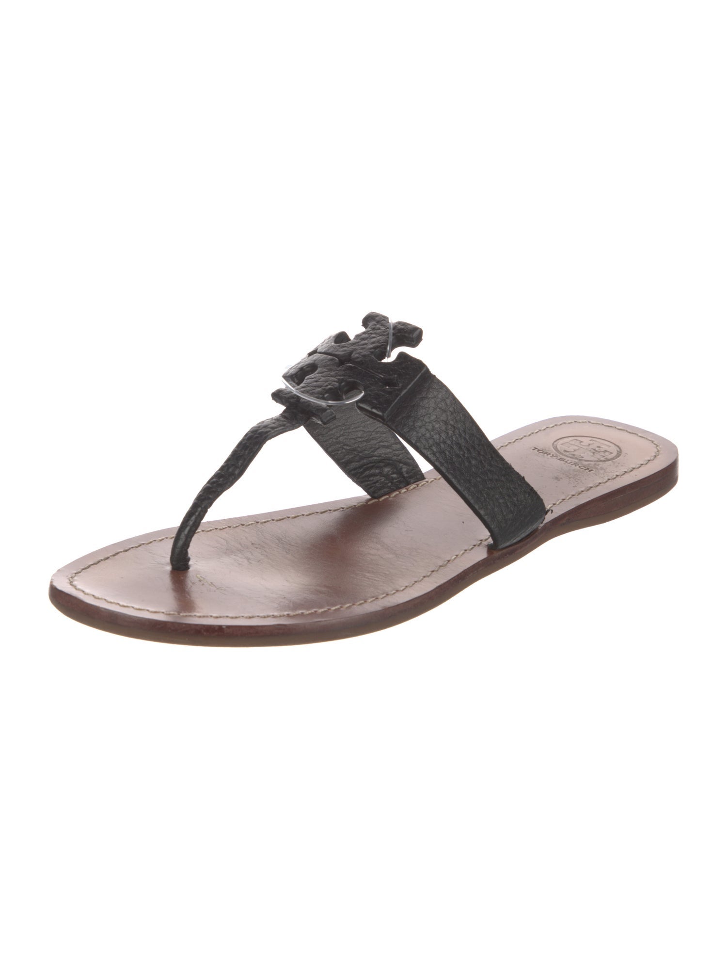 Tory Burch Leather Slides
