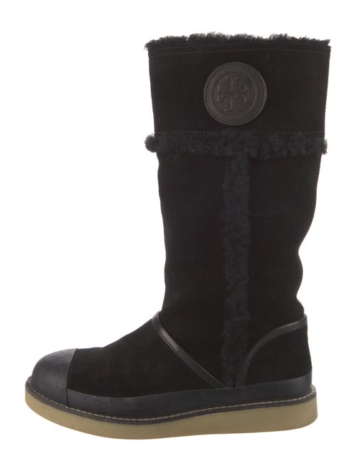 Tory Burch Suede Rain Boots