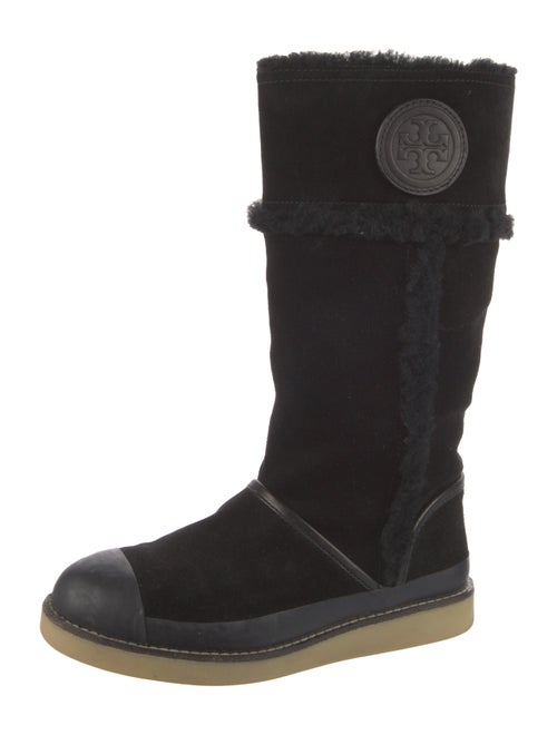 Tory Burch Suede Rain Boots