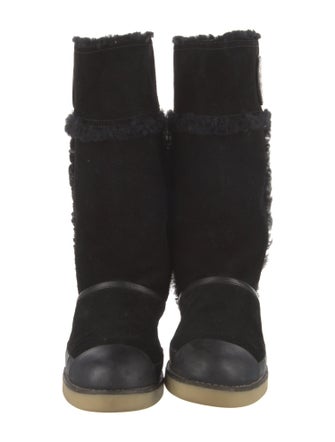 Tory Burch Suede Rain Boots