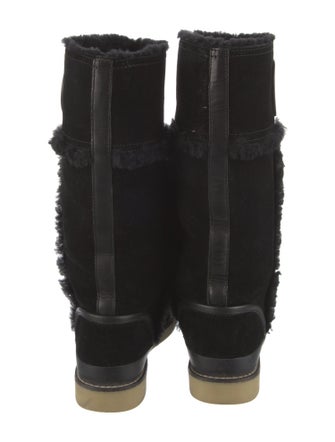 Tory Burch Suede Rain Boots
