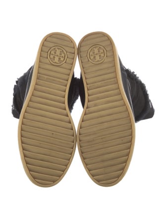 Tory Burch Suede Rain Boots