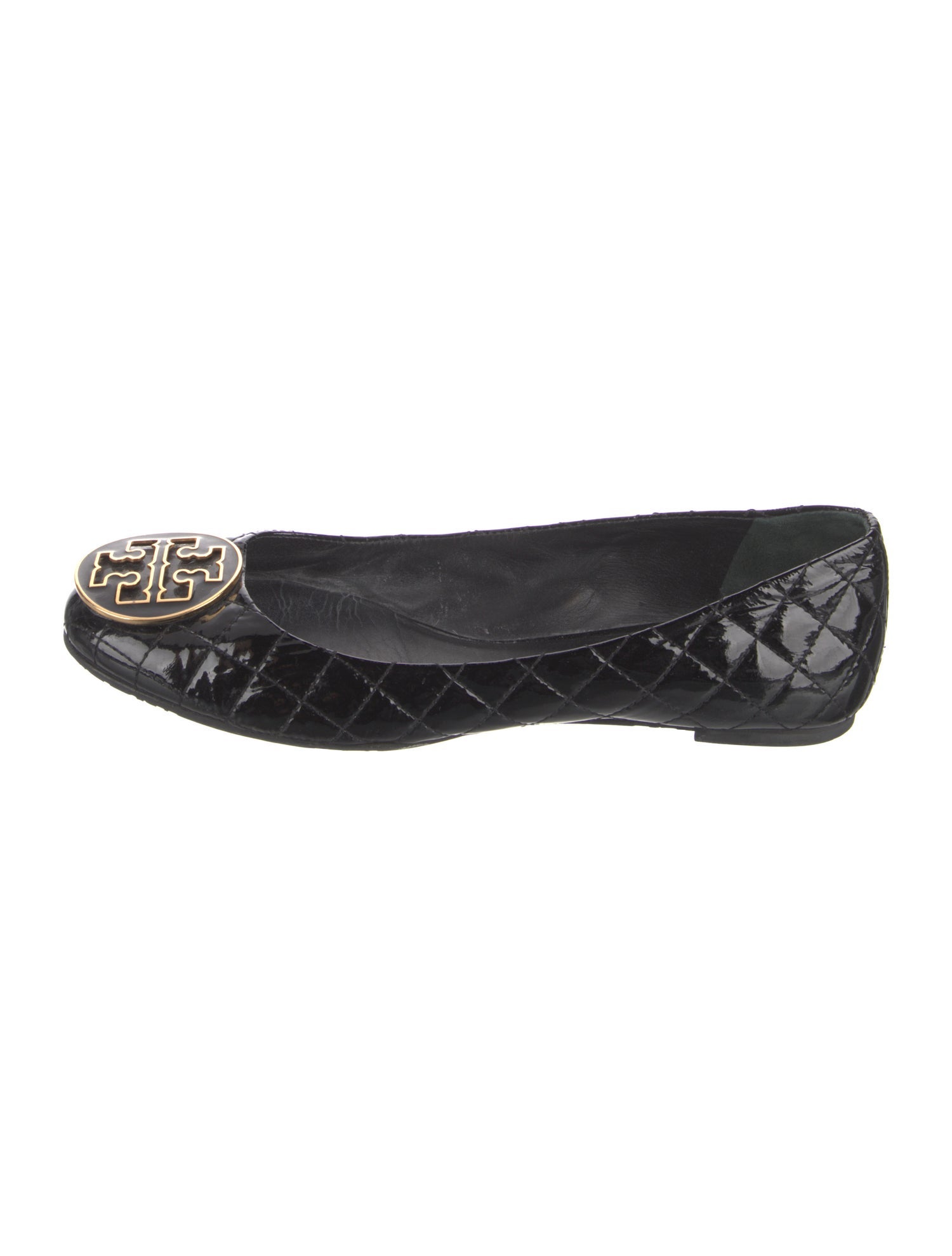 Tory Burch Patent Leather Printed Ballet Flats