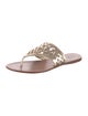 Tory Burch Leather Printed Slides