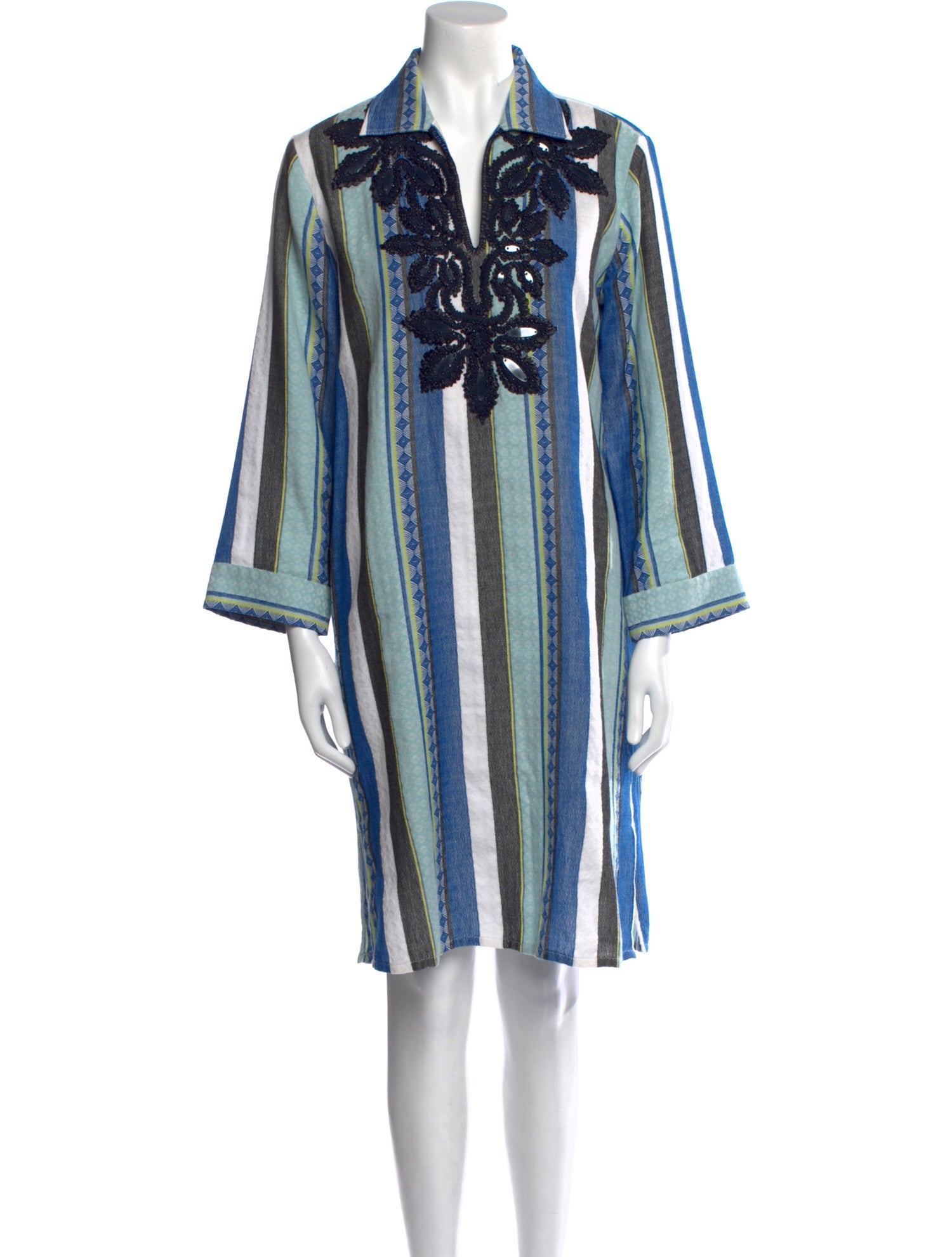 Tory Burch Striped Knee-Length Dress