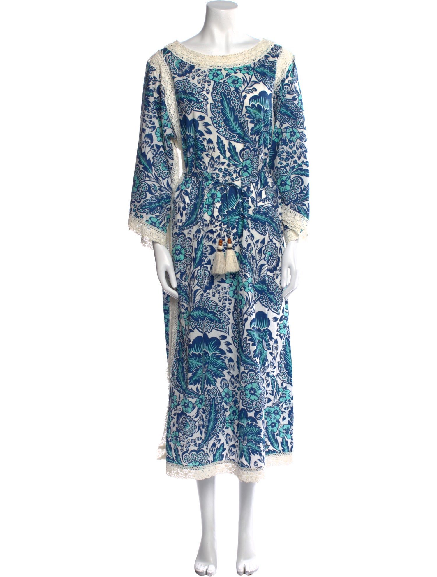 Tory Burch Paisley Print Long Dress