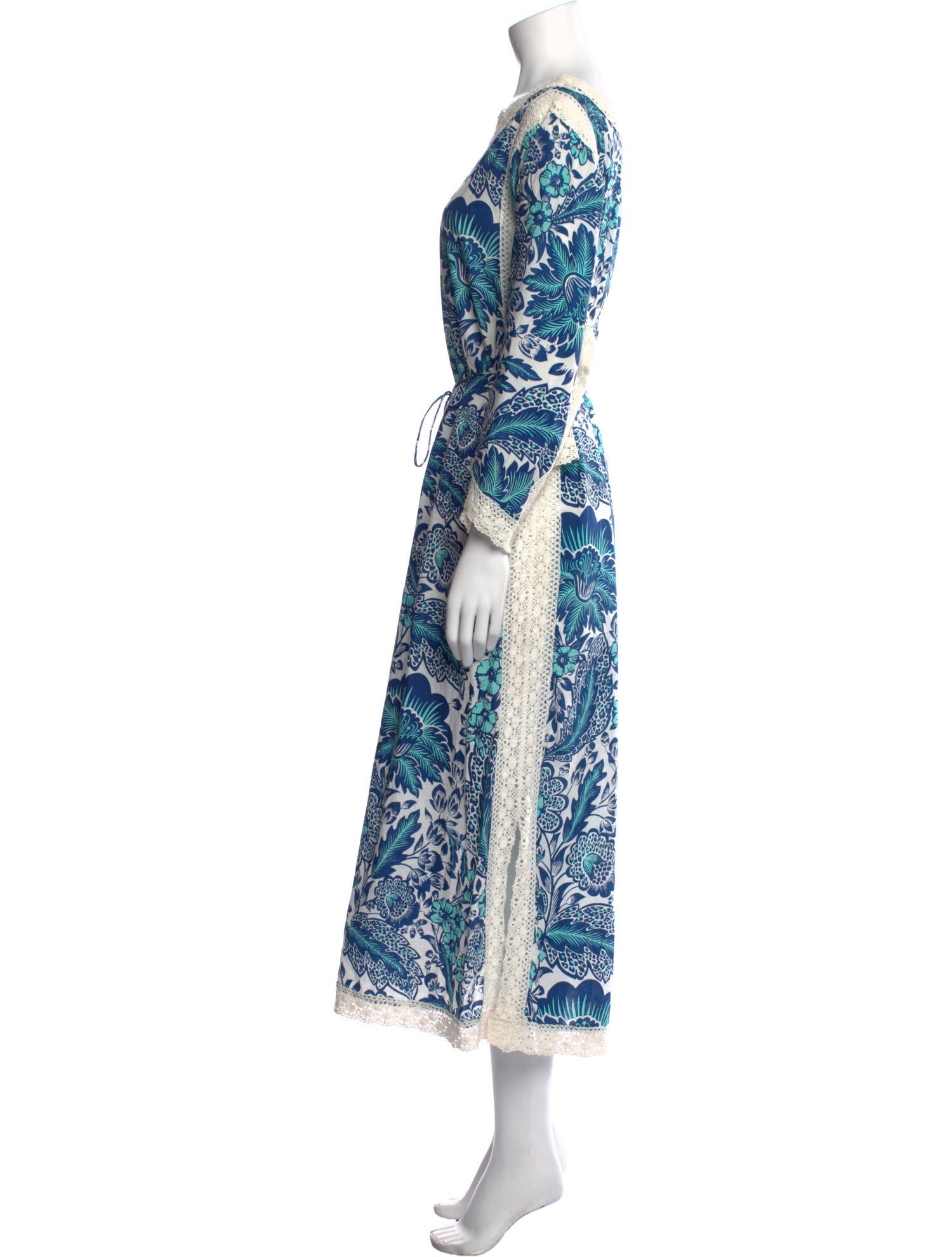 Tory Burch Paisley Print Long Dress
