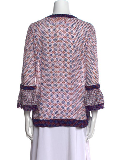 Tory Burch Printed V-Neck Tunic