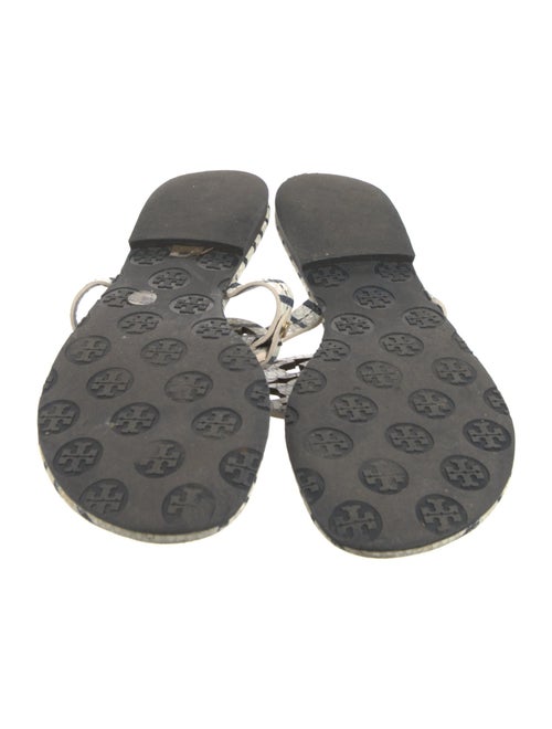 Tory Burch Leather Striped Slides