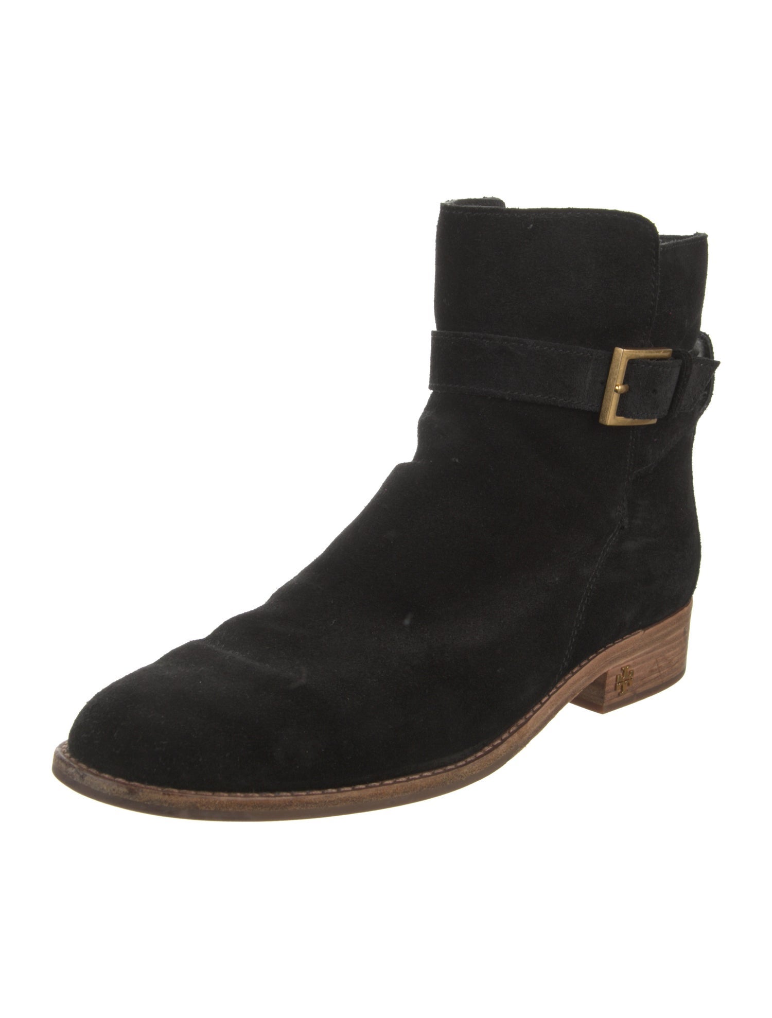 Tory Burch Suede Moto Boots