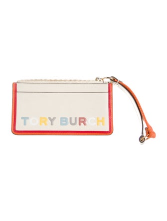 Tory Burch Leather Printed Wristlet