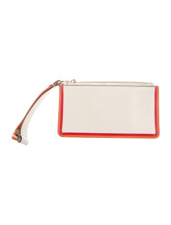 Tory Burch Leather Printed Wristlet