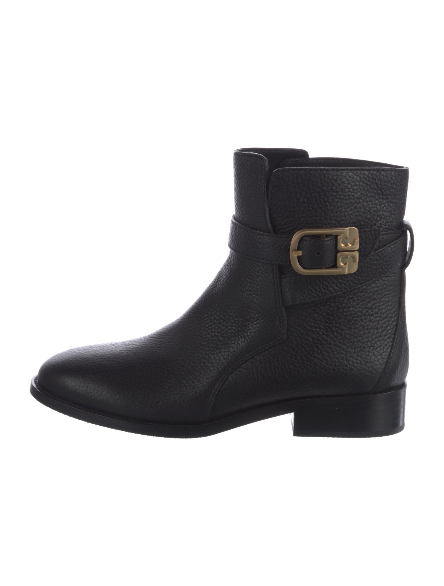 Tory Burch Leather Moto Boots