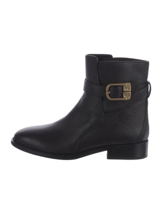 Tory Burch Leather Moto Boots