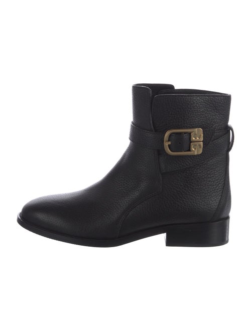 Tory Burch Leather Moto Boots