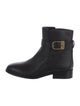 Tory Burch Leather Moto Boots