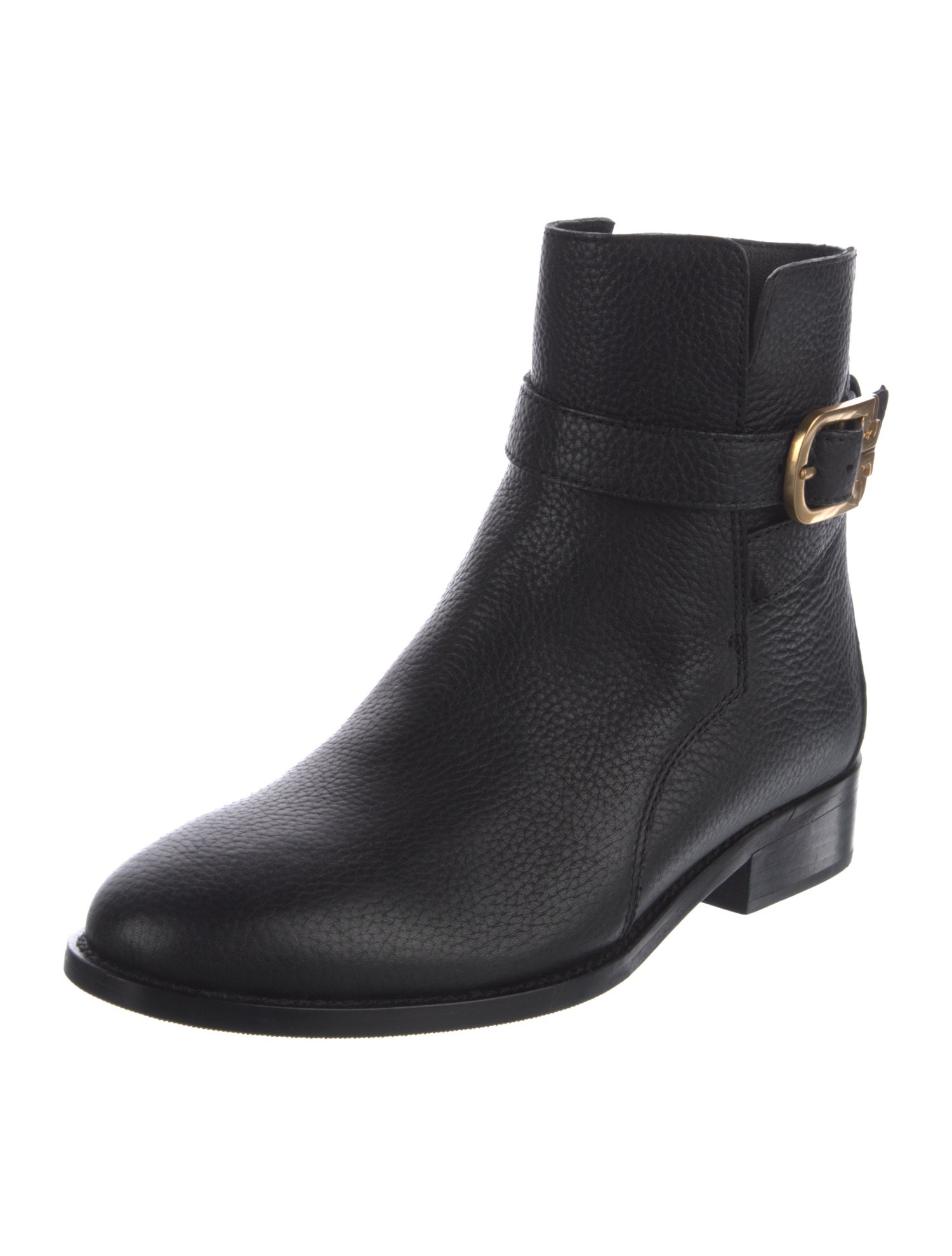Tory Burch Leather Moto Boots